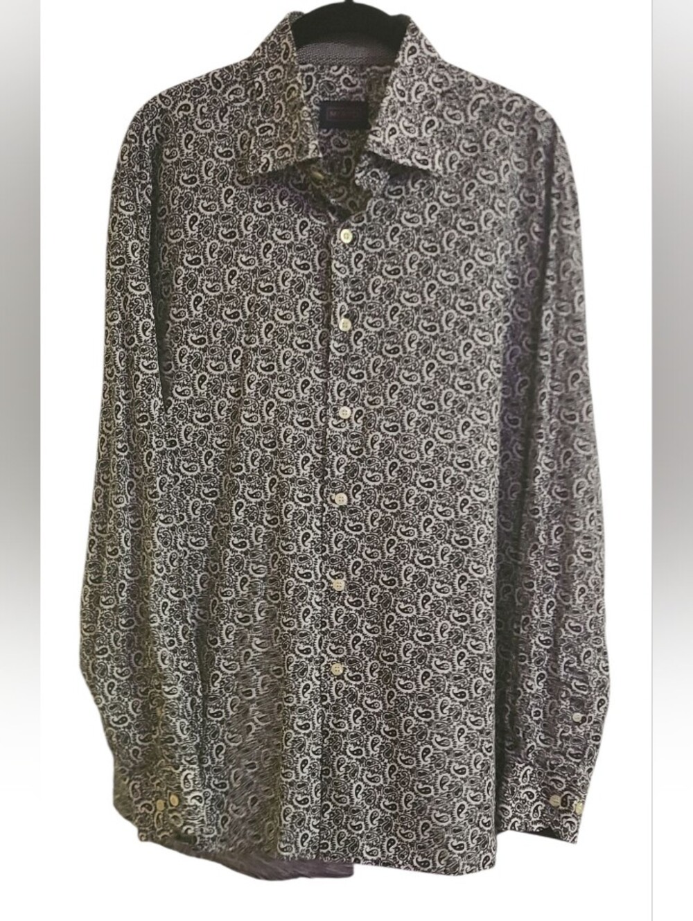 MIRTO long-sleeve casual button-down shirt by premium Spanish brand Mirto.